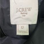 J. Crew Suiting Dress Black Lightweight Wool Sleeveless Size 12 Photo 2