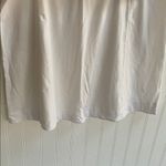 Lululemon Long Cotton Crewneck Tank Top in White Size M Photo 8