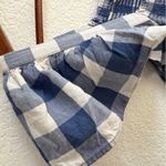 Old Navy  Womens Dress Blue White Gingham Plaid Flutter Sleeve Smocked Size Large Photo 5