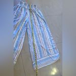 Ocean Drive Summer Striped Summer Wide Leg Pants Quite Harbor Venice Womens L Photo 8