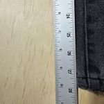 Princess Polly  Denim Zaiden Black Wash Mom Jeans High Rise Distressed Hem Size 8 Photo 5