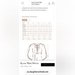 Daughters of India Kyra Mini Dress Balloon Sleeve in Saffron Floral Red Size XS Photo 9