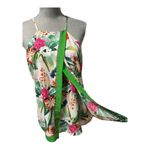 Soho NEW YORK & COMPANY Sleeveless tropical floral top size M Green Size M Photo 4