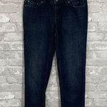 Simply Vera, Vera Wang Vera Wang Midnight Blue Straight Leg cropped Jeans Photo 0