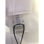 Elie Tahari Catherine Wide Leg Belted Pants Woman's 8 White Subtle Striped Photo 11