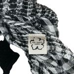 Ted Baker  London Penny Gingham Frill Ruffle Scarf black and white 40“ square Photo 6