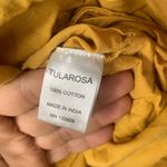 Anthropologie Tularosa Revolve marigold yellow lace up romper playsuit size medium summer boho Photo 6