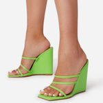 EGO NEW  neon block sandal heels size 6 Photo 0