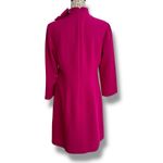 Eliza J Size 6 Pink Crepe Bow Neck Crepe Shift Dress Retro Barbiecore Photo 5