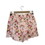Hill House Home The Audrey Shorts Small Floral Linen Blend Lined Elastic Waist Photo 4