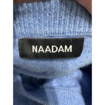Naadam Lightweight Ribbed Cashmere Cropped Sweater Baby Blue Size M Size M Photo 6