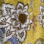 Karen Kane  Women's 2X Blouson Sleeve Top Gold Western Floral Print Flowy Photo 7