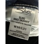 Silver Jeans Womens Bermuda Cut Off Shorts Size 30 Suki Stretch Skater Photo 5