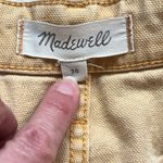 Madewell Women's Emmett Shorts Yellow Faded Size 30" Photo 6