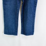 Lee Blue Dark Wash Classic Fit Straight Leg Capri Jeans Photo 3