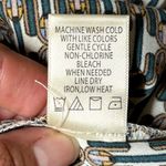 Max Studio New Boho Print Faux Wrap Chiffon Boho Peasant Blouse Long Sleeve Sz M Photo 6