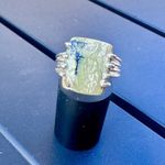 Tanzania Imperial Opal Sterling Silver Ring Green Photo 7