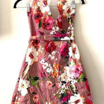 Privacy Please  Floral Mini Dress Pink‎ Small Photo 0