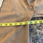 J HER Medium Long Sleeve Crochet Henley Top Brown Boho Western Cowgirl Photo 7