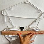 White Satin Corset Bridal Top Romantic Bride Vintage Inspired Glam Medium Photo 5