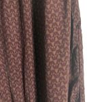 Splendid  Lumi Maroon Wide Leg Geometric Print Satin Pants Size XL Photo 6