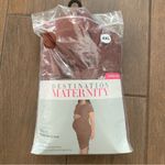Destination Maternity Brown Ruched Bodycon Stretchy Maternity Dress sz XXL Photo 1