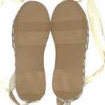 Loft Ann Taylor  Chambray Lace Up Espadrille Flats Size 9 EUC Photo 8