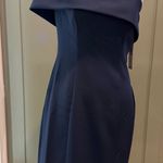 Eliza J  Midnight Blue One-Shoulder Dress Photo 1