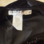 Rampage 90s Y2K Black Velvet Glitter Bodycon Midi Dress Small Formal Prom Photo 8