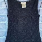 Fuzzi Jean Paul guiltier Black Lace Tulle Mesh Fit Flare Stretch dress small Photo 1