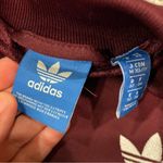 Adidas originals supergirl track jacket XS in maroon/burgundy Photo 3