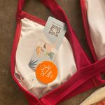 Charmo shoulder tie triangle high waisted tummy control bikini set Photo 4