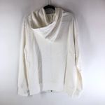Naked Wardrobe Womens Hoodie Full Zip Pockets Oversized White M Photo 2