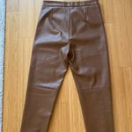 ZARA Vegan Leather Pants/Leggings Photo 3