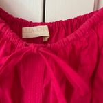 Ulla Johnson Palma Midi Dress Hot Pink Orchid Puff Shoulder Size 0 Cotton Poplin Photo 7