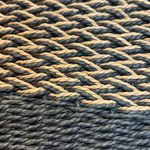 Brighton  “SAVANNAH” BLACK AND CREAM WOVEN SHOULDER BAG JUTE/STRAW MATERIAL Photo 9