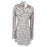NWT ROW A Women's Animal Print Ruffle Dress Size LARGE Knee Length Casual Dress Photo 3