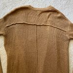 Silence + Noise Brown long knit cardigan cozycore preppy light academia twee Photo 5