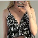 Cider Zebra Print Tank Top Photo 3