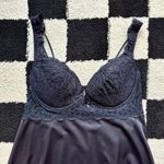 Victoria's Secret Vintage Victoria’s Secret Black Maxi Slip Dress M Photo 2
