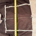 Big Chill Women Faux Fur Brown Jacket Size L Photo 3