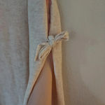 Wishlist Beige Cream Lightweight Sweater with Unique Bell Open Tie Sleeve Photo 1