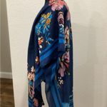 Woven Heart  Blue Floral Kimono Wrap Photo 1