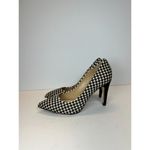 Diane Von Furstenberg  Women's Size 6 Black Ponyhair Stiletto Heels Pump EUC Photo 2