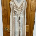 Anthropologie Womens Boho Savannah Striped Wide Leg Jumpsuit Size 2 Photo 3