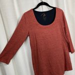 Miraclebody by Miraclesuit 3/4 Sleeve Heathered Pink Red Top Sz.S Photo 4
