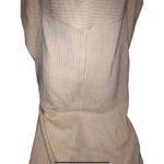 ASOS NWT DESIGN White Ribbed Midi Dress Puff Sleeve Open Back Sweetheart Sz US 6 Photo 7