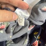 Old Navy  Navy Blue Floral Jumpsuit with Relaxed Silhouette | Size Medium Photo 9