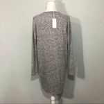 Antistar NWT Soft V Neck Gray Sweater Dress New Ling Sleeve Fall Winter Photo 2