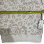 Laura Ashley NWT Women's Pink Rose Floral Sweater Photo 3
